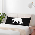 20"X54" Body Pillow Case Bear, Polar Bear Side Sleeper Body Pillow Covers Long by Unknown