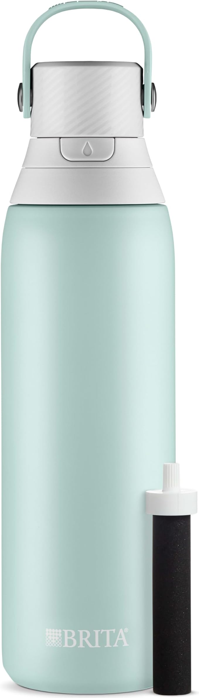 Brita Stainless Steel Premium Filtering Water Bottle, Replaces 300 Plastic - Image 10