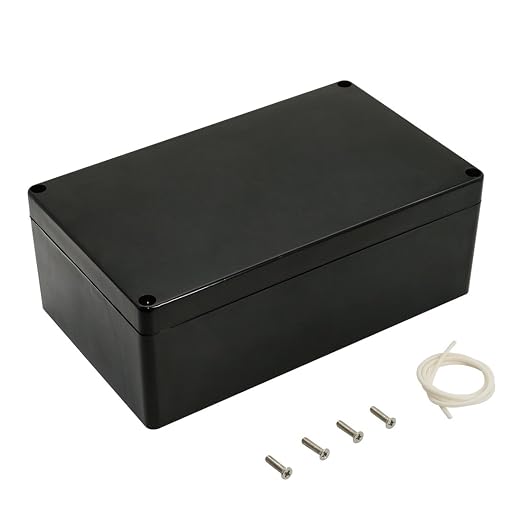 LeMotech ABS Plastic Electrical Project Case Power Junction Box, Project Box by LeMotech