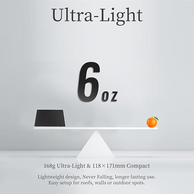 4W Solar Panel for Security Camera, Type C&Micro Solar Panel Charger for - Image 5