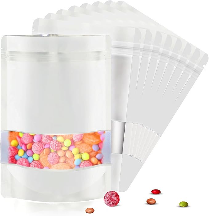5.9"x8.6" 120pcs Mylar Bags for Food Storage, Smell Proof Bag by ODDIER