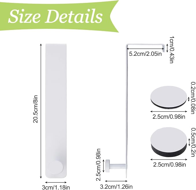T-Shaped Over the Door Hooks - Image 2