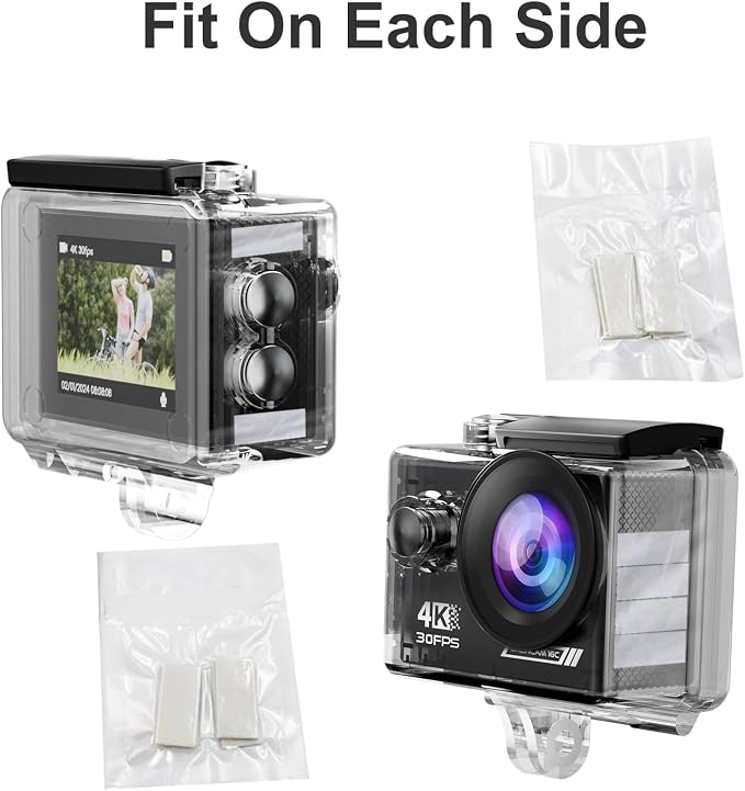 Action Camera Accessories Kits Bundle, Floating Handle Grip/Selfie Stick Tripod - Image 5