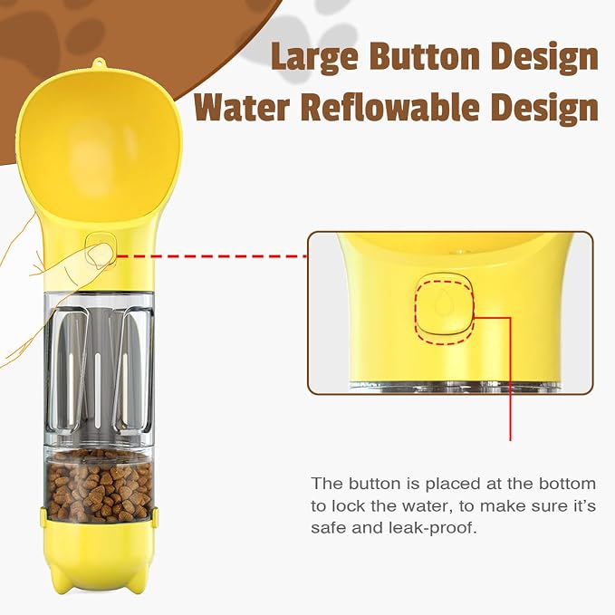 Portable Travel Water Collapsible Bowl Set Dispenser - Image 5