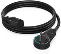 Maximm Cable 3 Feet 360° Rotating Flat Plug Extension Cord/Wire, 3 Prong by MaximmCable