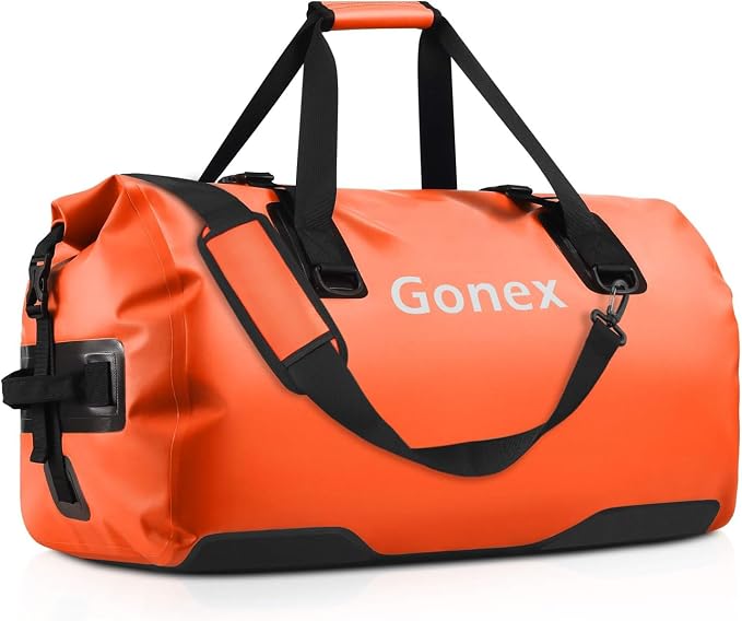 Gonex 40L 60L 80L Extra Large Waterproof Duffle Travel Dry Duffel Bag Heavy by Gonex