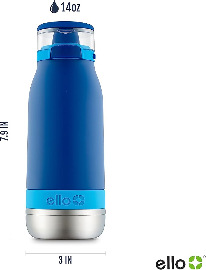 Ello Emma 14oz Vacuum Insulated Stainless Steel Kids Water Bottle - Image 4
