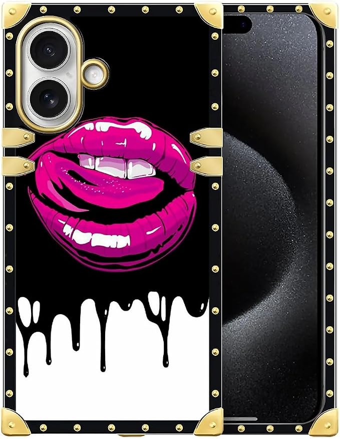 for iPhone 17 Case Luxury Golden Decoration by Unknown
