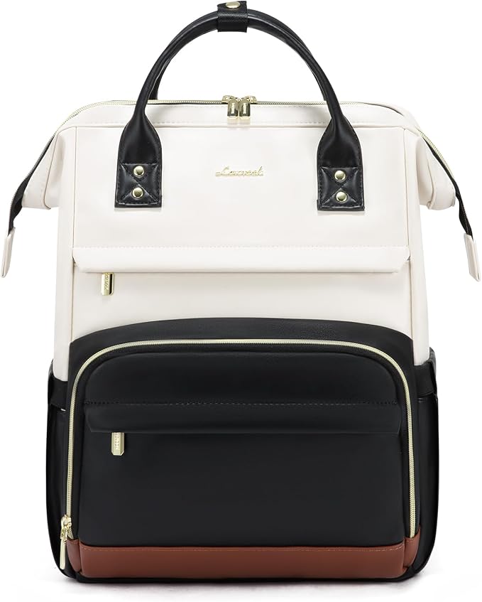 LOVEVOOK Leather Laptop Backpack by LOVEVOOK
