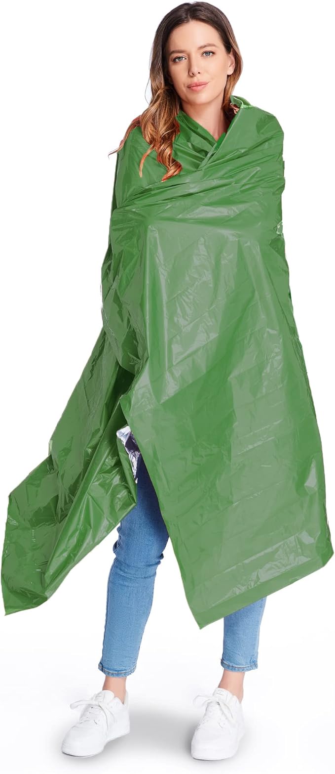 ANLOKE Emergency Blankets Mylar Thermal Blanket of Space Blanket 82" x62''. - Image 7