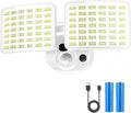 Rechargeable Battery Motion Light, 2500LM & 4000LM Dual Modes Battery Powered by YTKIH