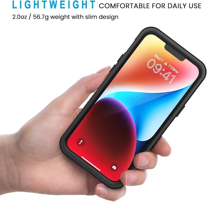 Lanhiem for iPhone 14 Plus Case, IP68 Waterproof Dustproof Shockproof Cases - Image 4