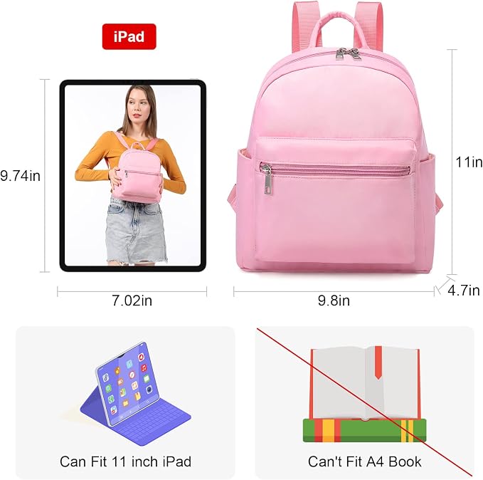 LOVEVOOK Mini Backpack for Women Light Weight Small Waterproof Backpack Purses - Image 4