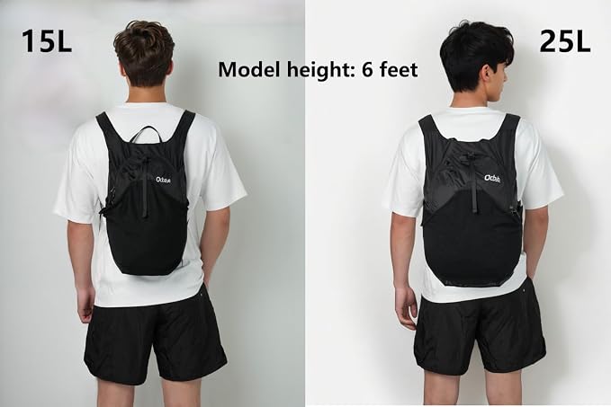 Ultra Lightweight Foldable Backpack, Water Resistant Small Packable Hiking - Image 2
