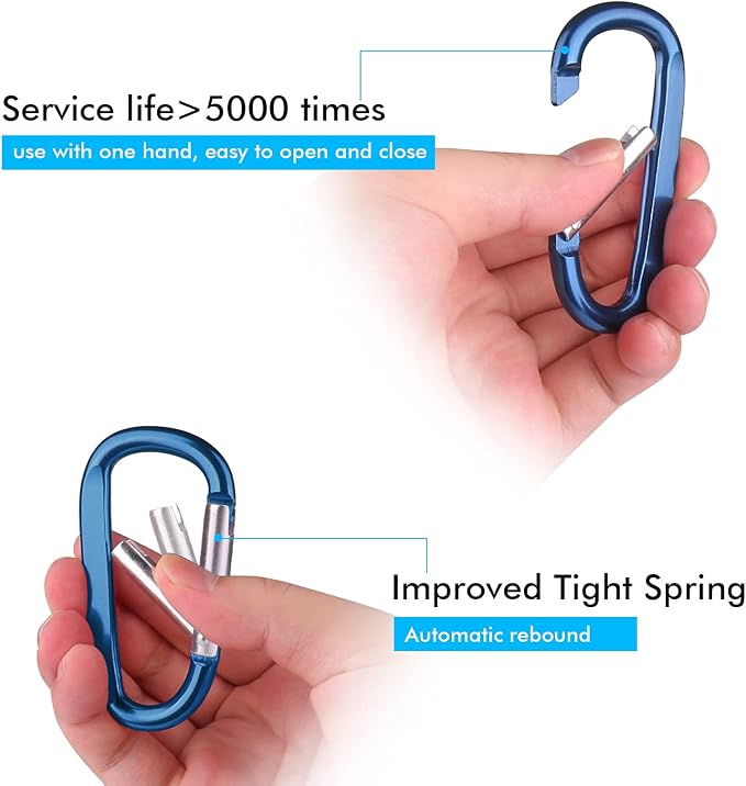 CampTek Carabiner Caribeaner Clip - Image 2