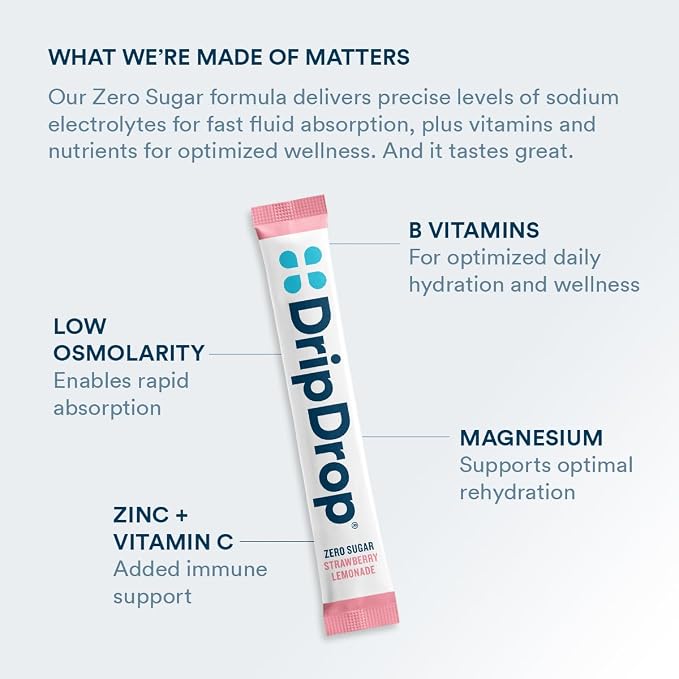 DripDrop Sugar Free Hydration Packets - Image 8