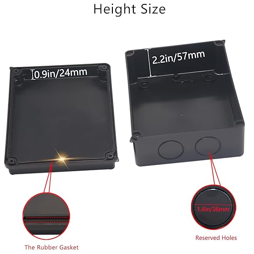 Project Box IP65 Waterproof Dustproof Junction Boxes ABS Plastic DIY Electronic - Image 4