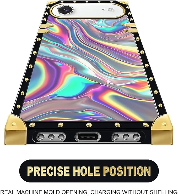 for iPhone 17 Air Case Luxury Golden Decoration - Image 5