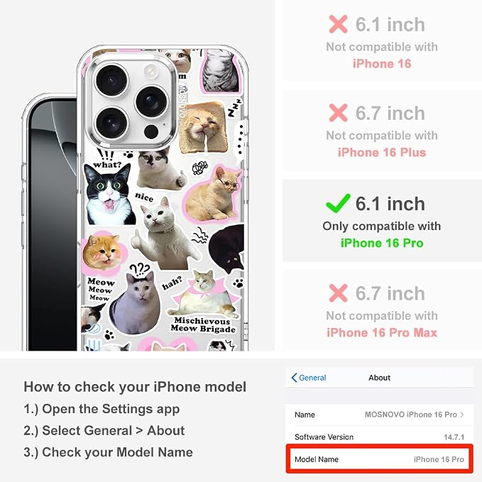 MOSNOVO Case for iPhone 16 Pro - Image 2