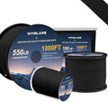 Paracord 550, 7 Triple Strands Utility Rope, Parachute Cord by VITALUXE