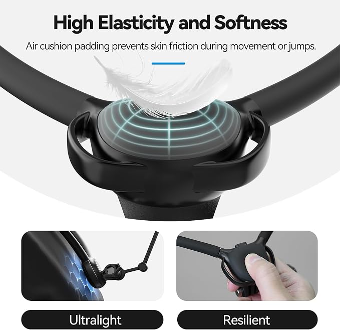 TELESIN Neck Mount SE 2.0 with Air Cushion, Adjustable Chest Strap and Neck - Image 4