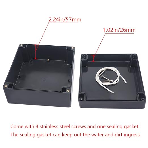 Junction Box IP65 Waterproof ABS Plastic Electrical Project Case Power Junction - Image 4