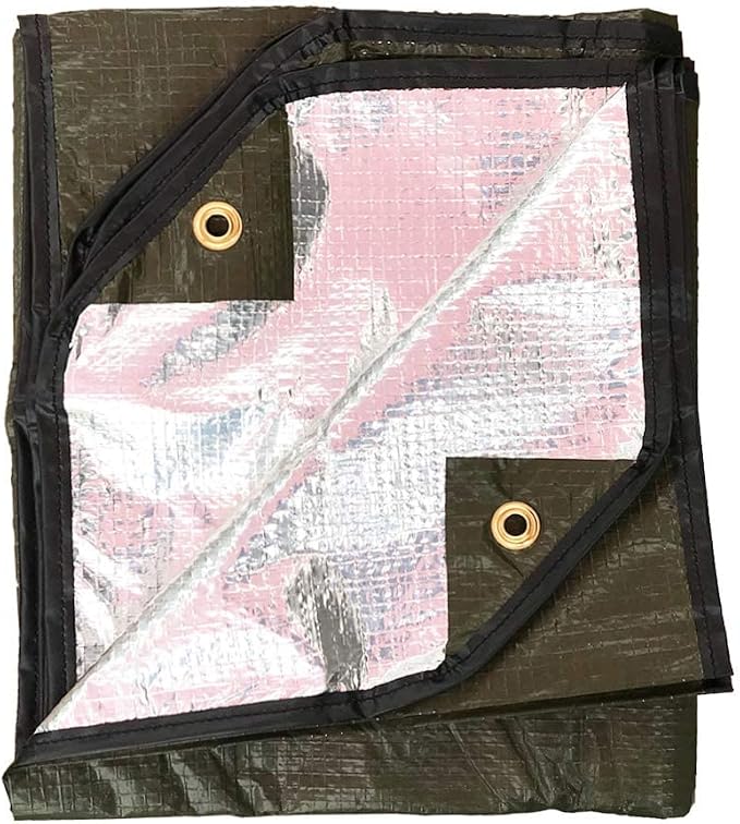 5col Survival Supply Casualty Blanket, MIL-B-36964 Type 1, Olive Drab - Image 2
