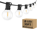 Outdoor G40 LED Globe String Lights 30Feet Dimmable Waterproof Shatterproof by BestChoiceforYourLife