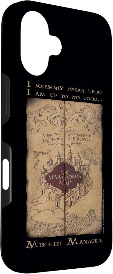 iPhone 16 Harry Potter Marauder's Map Words Case - Image 3
