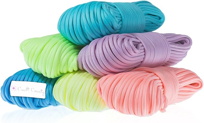 Craft County Glow in The Dark Zesty 21 Strand Luminous 550 Paracord – - Image 7