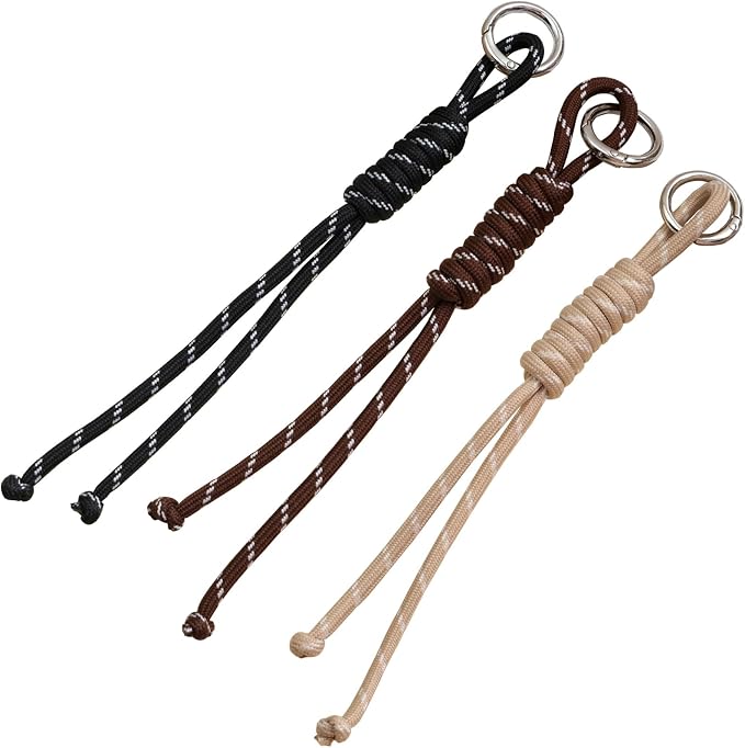 paracord Charm Bag Keychain Accessories，Rope Bag Charms by Sigvetan