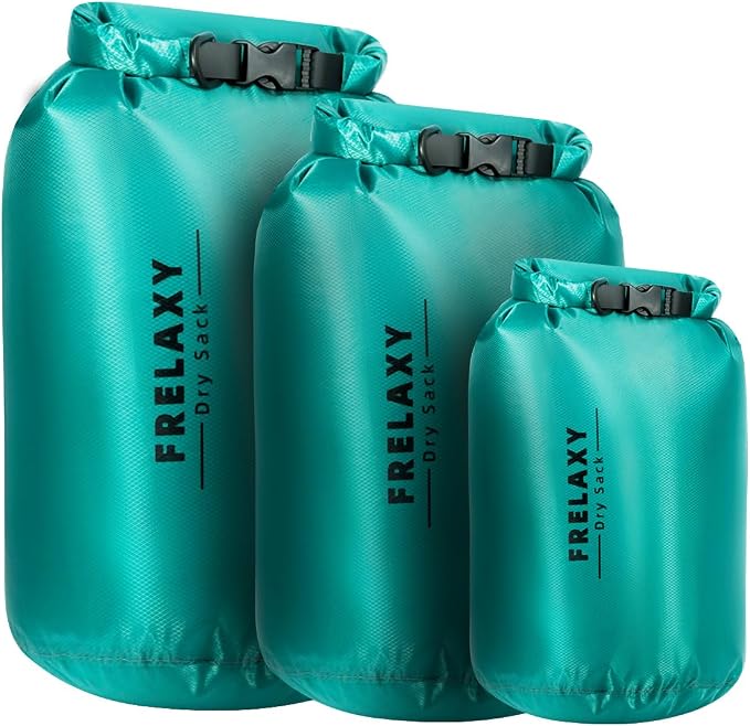 Frelaxy Waterproof Dry Bag 2 Pack/3 Pack, Lightweight Portable Dry Bags by Frelaxy