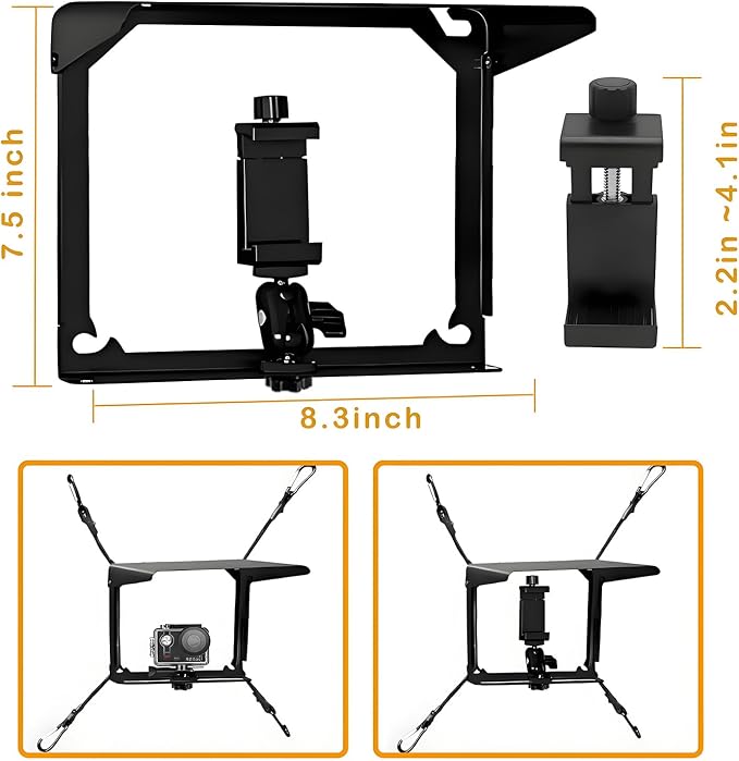 Cell Phone Fence Mount with Shade - Image 2
