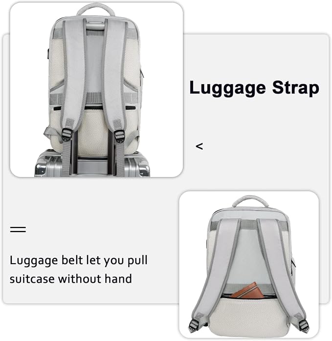 MATEIN Travel Backpack for Women & Men, Airline Approved Carry on Backpack for - Image 6