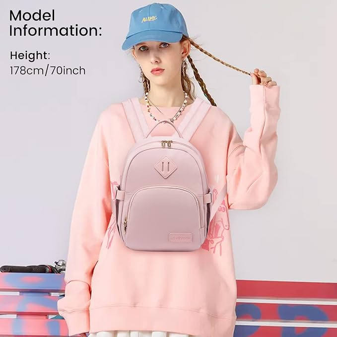 LOVEVOOK Mini Backpack for Women Light Weight Small Waterproof Backpack Purses - Image 2