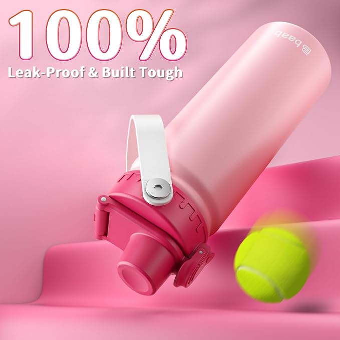baab 18oz Kids Water Bottle, Insulated Kids Water Bottle - Image 5