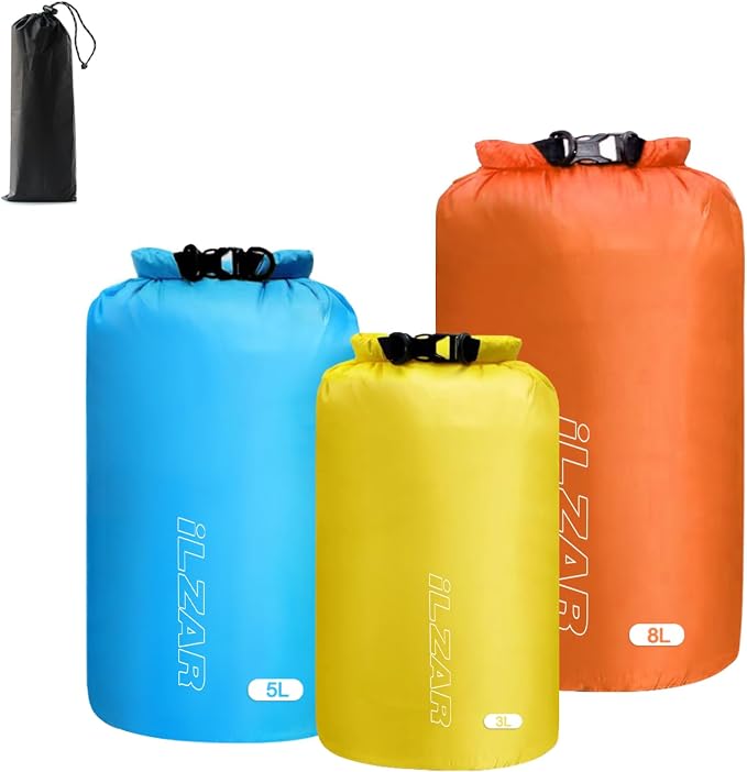 6PCS Dry Bags Waterproof, Lightweight Dry Bags by ILZAR