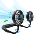 Portable Neck Fan Rechargeable Personal Hand-Free Fan Mini USB Wearable by JUANANIUG