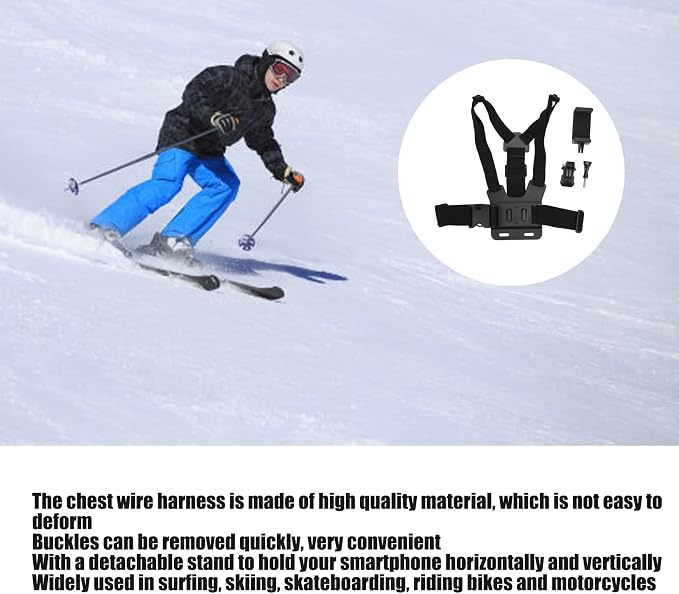 Mobile Phone Chest Mount Harness Strap Holder Outdoor Live Mobile Phone Chest - Image 2