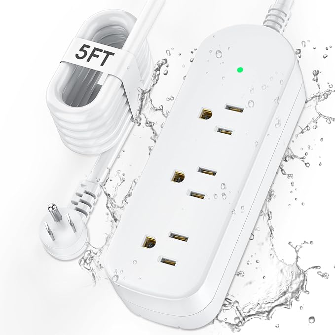 Outdoor Power Strip Weatherproof, IPX6 Waterproof Surge Protector by ZZJPowerStrip