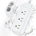 Outdoor Power Strip Weatherproof, IPX6 Waterproof Surge Protector by ZZJPowerStrip