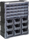 Quantum Storage Systems PDC-930BK 39 Drawers 9 Bins Cabinet Part Organizer 19" by QuantumStorageSystems
