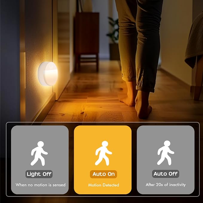 Guankai 12 Pack Motion Sensor Stair Light - Image 3