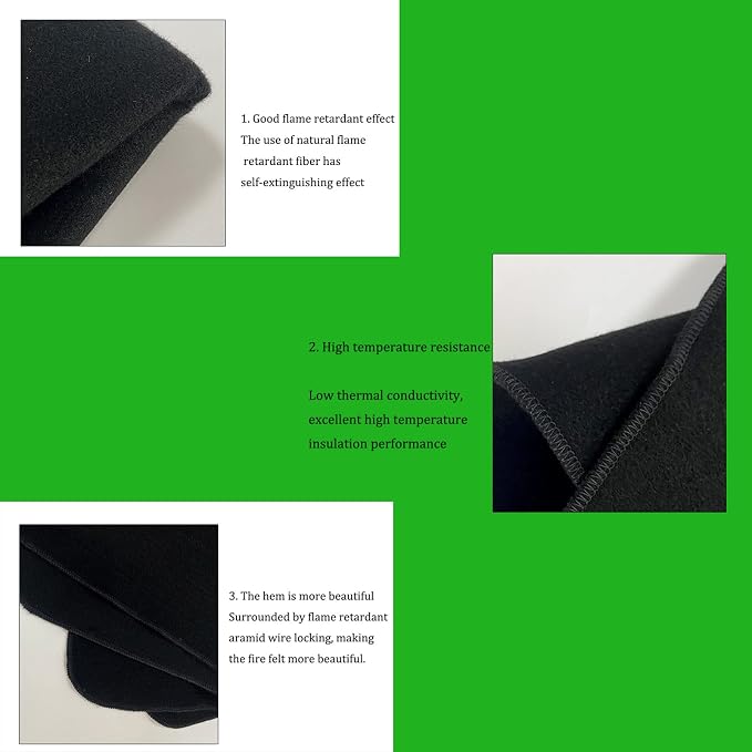 23.6" × 31.5" Welding Fireproof Blanket Large Flame Retardant Pad Outdoor - Image 5