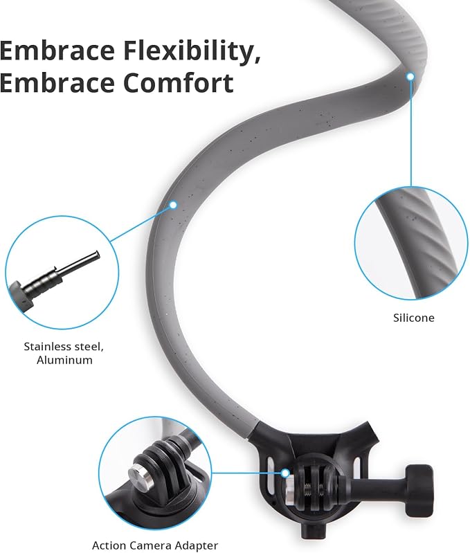 PGYTECH CapLock Quick Release Action Camera Neck Mount, Large Size Adjustable - Image 3