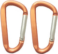 LESHIRY Large Carabiners Keychain 3" Aluminum D Shape Premium Durable D-Ring by LESHIRY