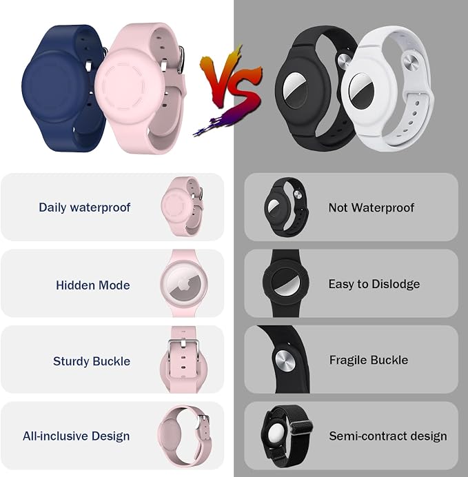 R-fun Waterproof for Air Tag Bracelets Compatible - Image 2