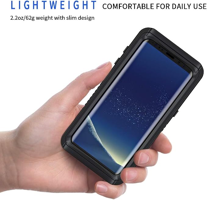 Lanhiem for Samsung Galaxy S8 Case, IP68 Waterproof Dustproof Case - Image 2