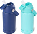 Kerilyn 12oz Kids Water Bottle 2 Pack, Stainless Steel Insulated Water Bottle by Kerilyn