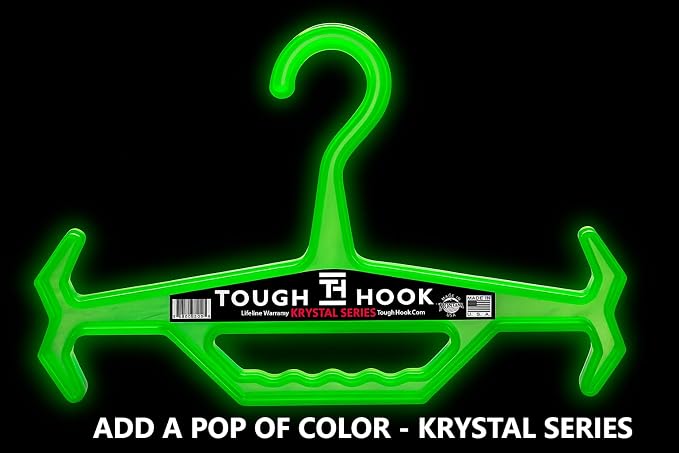 Original Xtreme KRYSTAL Translucent Heavy Duty Clear Hangers | American Made - Image 7
